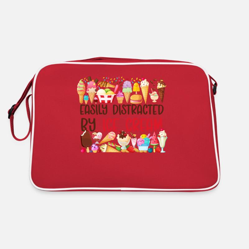 Ice Cream Cone Popsicle Easily Retro Tasche