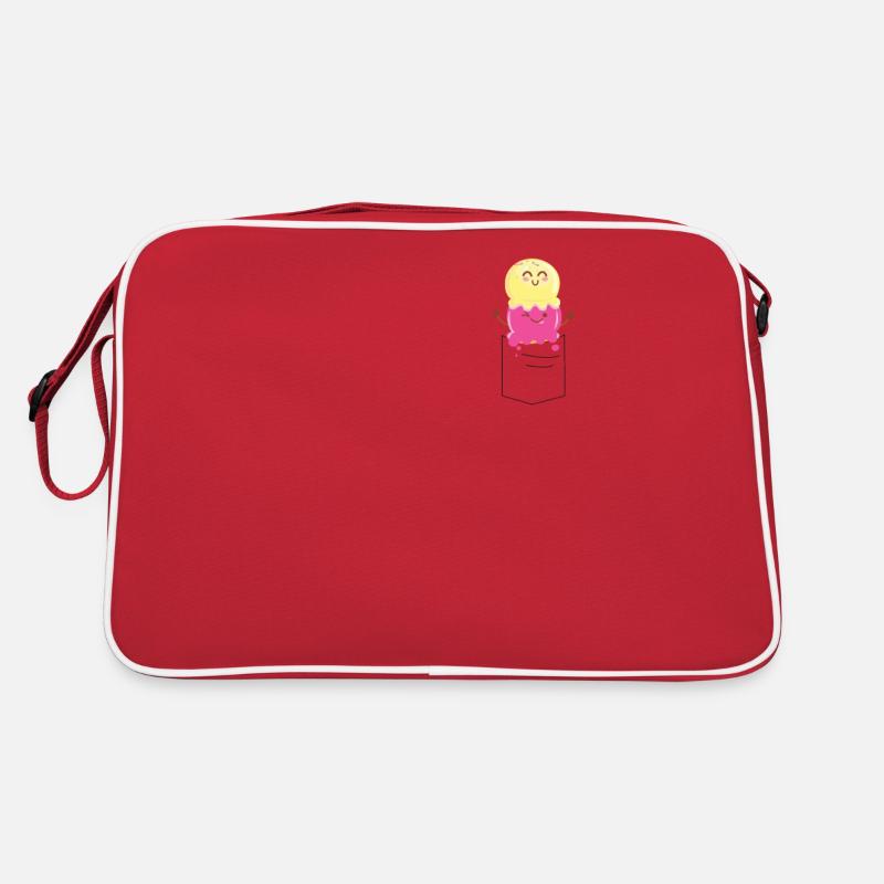 Ice Cream Pocket Cone Retro Tasche