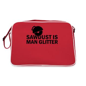 Crafter, Engineer Apprentice Woodworker Carpenter - Retro Bag - red/white - Back
