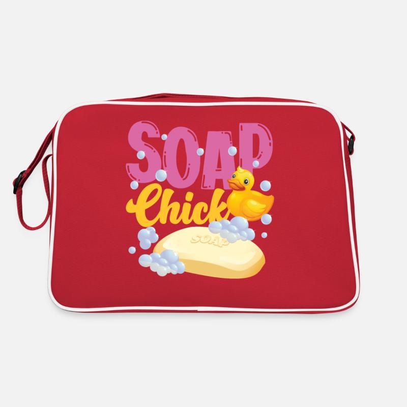 Soap Making Crafting Chicken Soap Retro Tasche