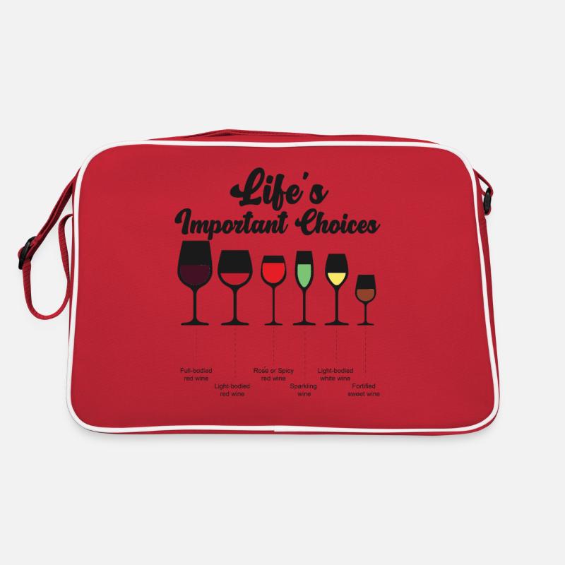 Sommelier Wine Drinking Tasting Retro Tasche