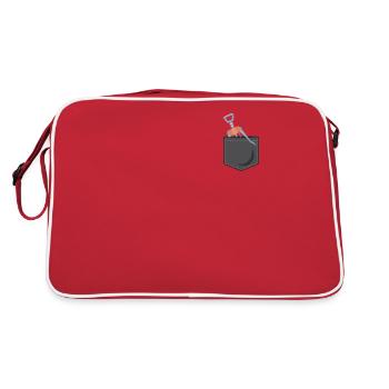 Sommelier Wine Drinking Tasting - Retro Bag - red/white - Back