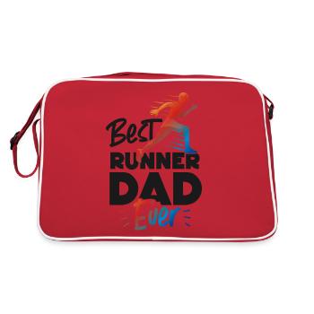 Running Runner Half Marathon Dad - Retro Bag - red/white - Back