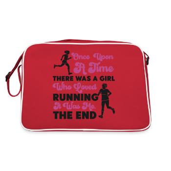 Running Runner Half Marathon Girl - Retro Bag - red/white - Back