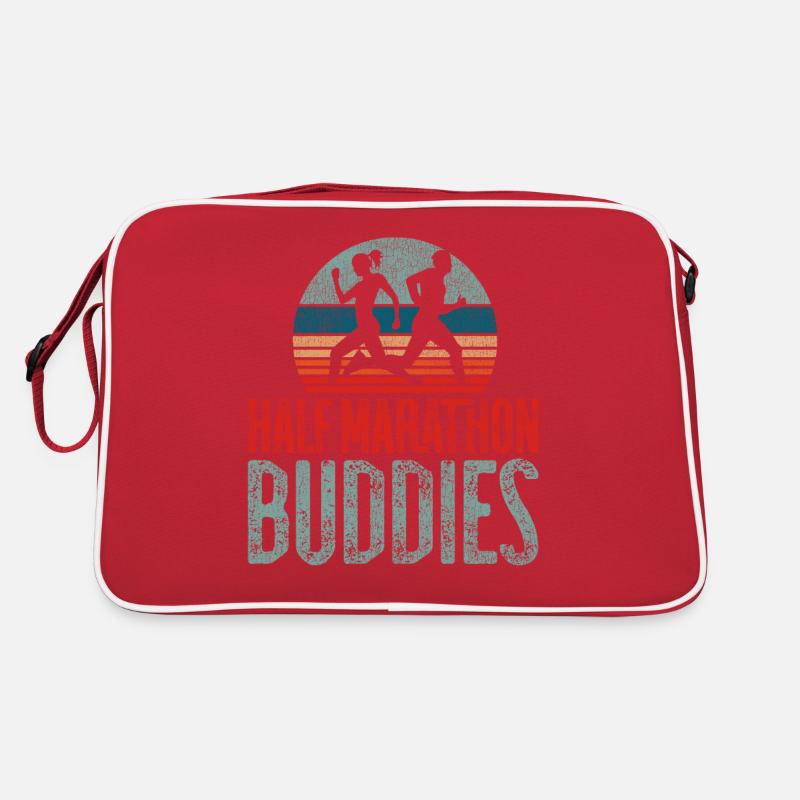 Running Runner Half Marathon Retro Tasche
