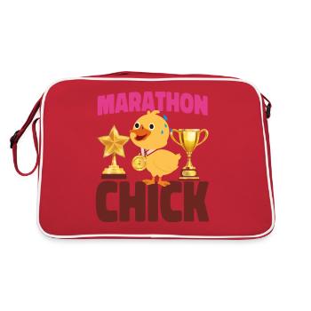 Running Runner Half Marathon - Retro Bag - red/white - Back