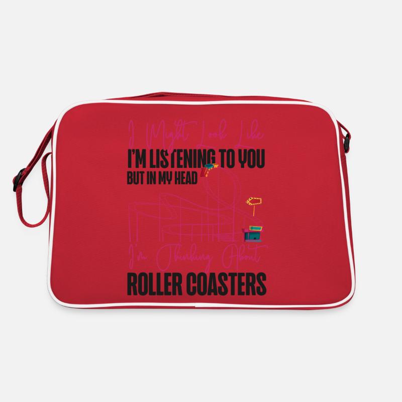 Roller Coaster I Might Look Like Retro Tasche
