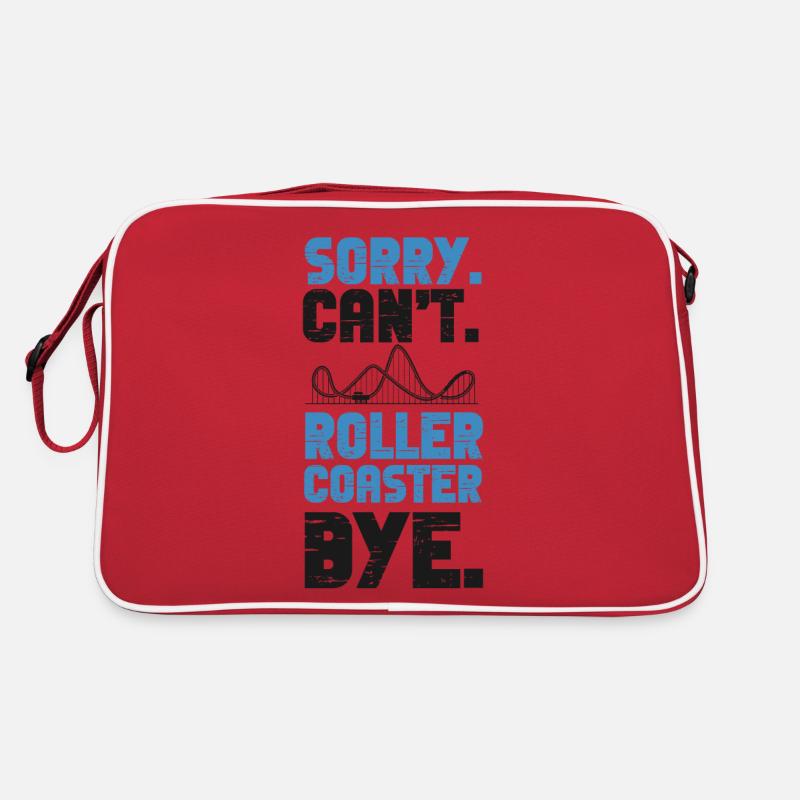 Roller Coaster Sorry. Cant. Roller Retro Tasche