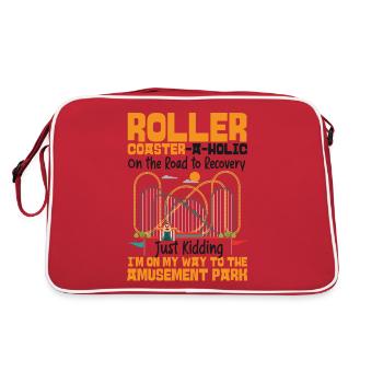 Roller Coaster Roller - Retro Bag - red/white - Back