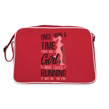 Running Runner Half Marathon Girl - Retro Bag - red/white - Back
