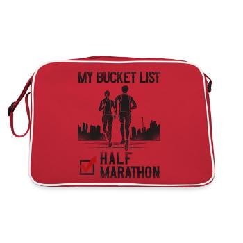 Running Runner Semi-Marathon - Sac Retro - rouge/blanc - Dos