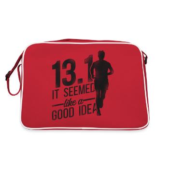 Running Runner Semi-marathon Demi-marathon - Sac Retro - rouge/blanc - Dos