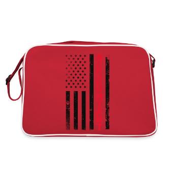 Accountant Bookkeeper Accounting - Retro Bag - red/white - Back
