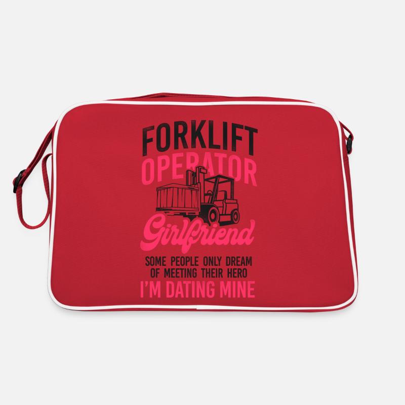 Certified Forklift Truck Operator Retro Tasche