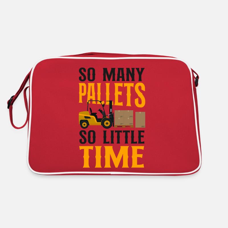 Certified Forklift Truck Operator Retro Tasche