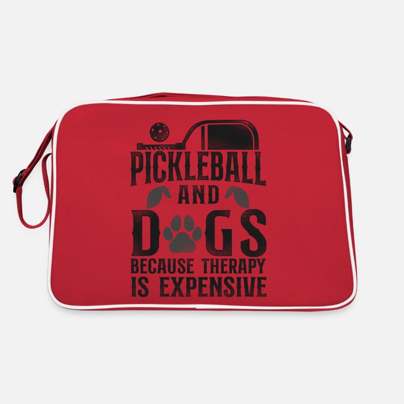 Pickleball Pickleball Et Chiens Sac Retro