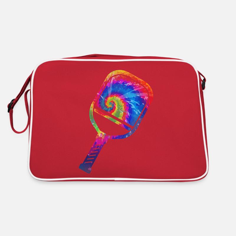 Pickleball Paddle Tie Dye Retro Retro Tasche