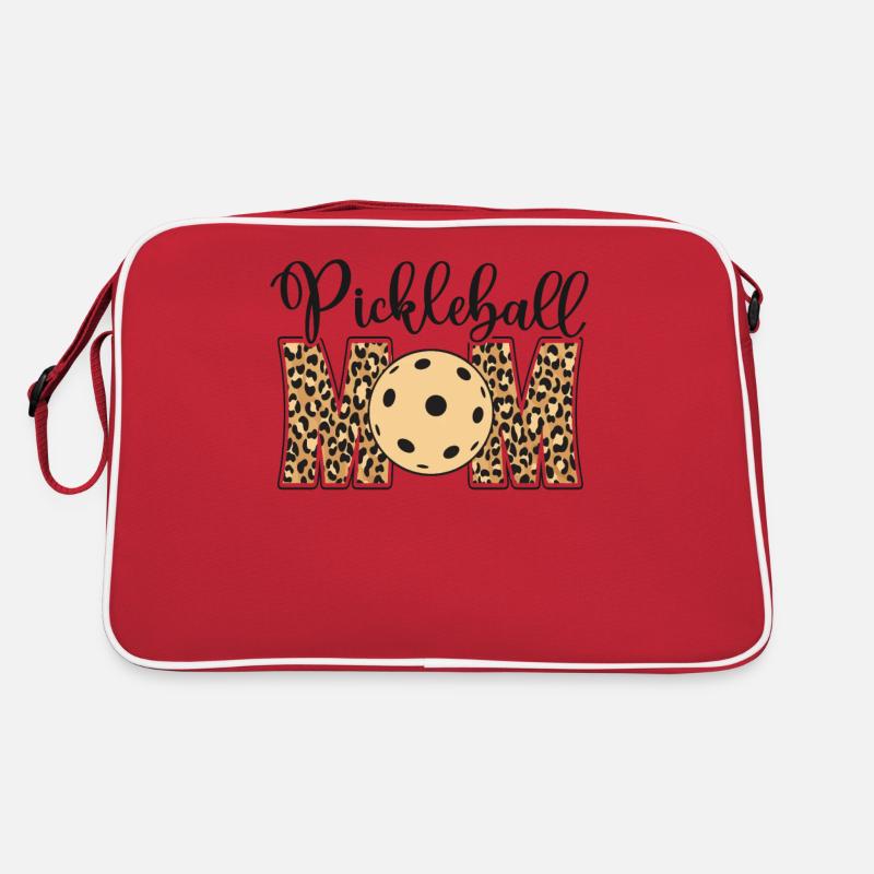Pickleball Maman Mère Léopard Sac Retro