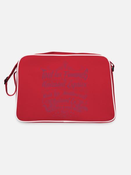 les meilleures naissent en décembre, Décembre 1983 - Sac Retro - rouge/blanc - Dos