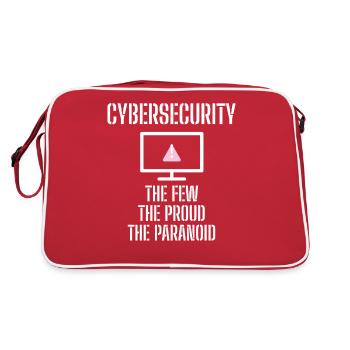 Cybersécurité - Informaticiens en sécurité des TI - Sac Retro - rouge/blanc - Dos