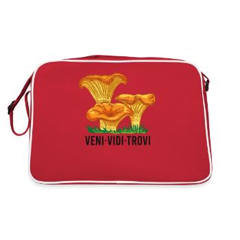 Tenue pour cueilleurs de champignons avec des montagnes cèpes champignon champignon - Sac Retro - rouge/blanc - Dos