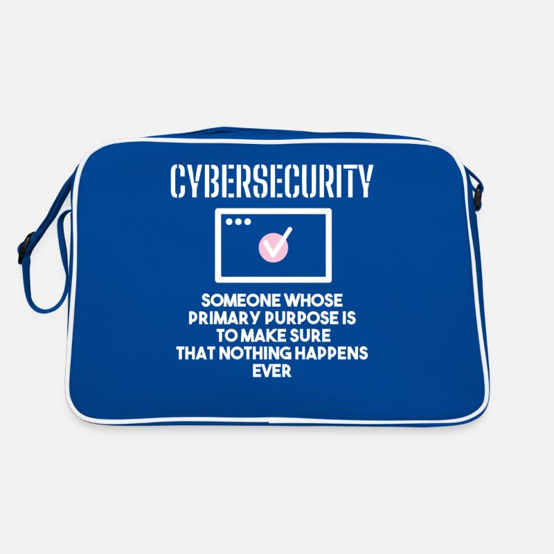Cybersecurity - IT-Sicherheit Informatiker Retro Tasche