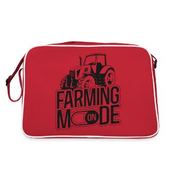 Farming Farmer Tracteur Vintage - Sac Retro - rouge/blanc - Dos