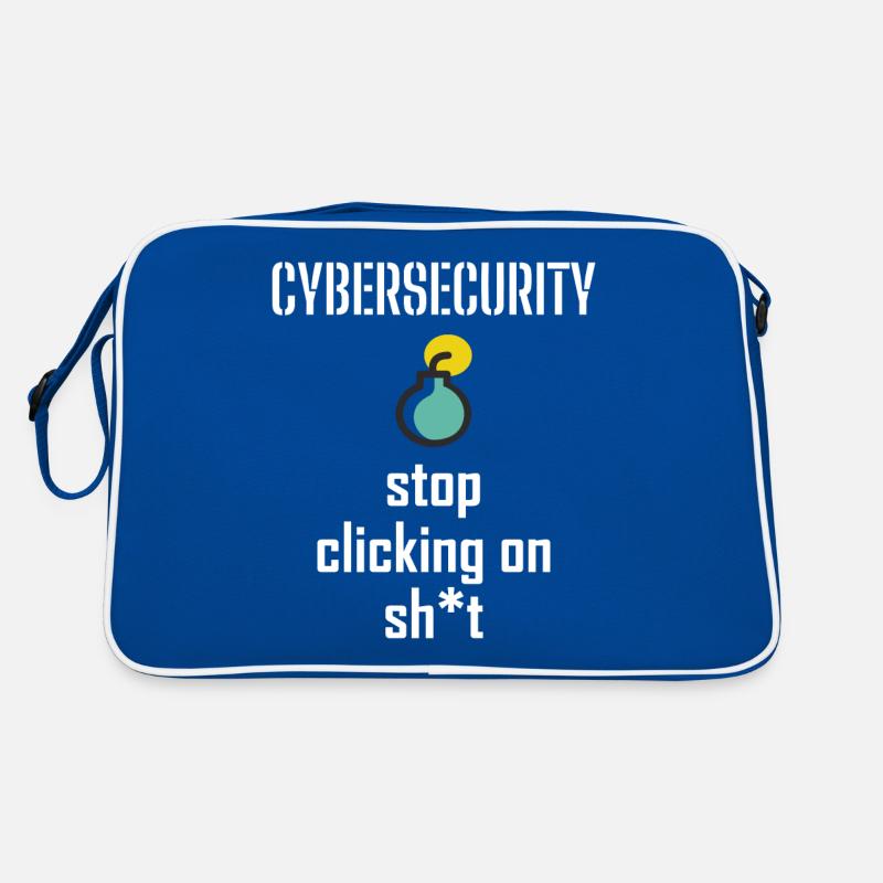 Cybersecurity - IT-Sicherheit Informatiker Retro Tasche