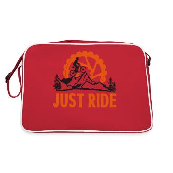 Enduro VTT VTT Équitation - Sac Retro - rouge/blanc - Dos