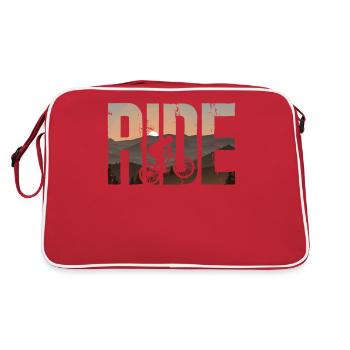 Enduro VTT VTT Équitation - Sac Retro - rouge/blanc - Dos