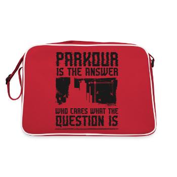 Parkour Free Running Traceur - Retro Bag - red/white - Back