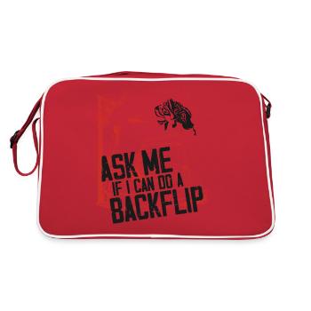 Parkour Free Running Traceur - Sac Retro - rouge/blanc - Dos