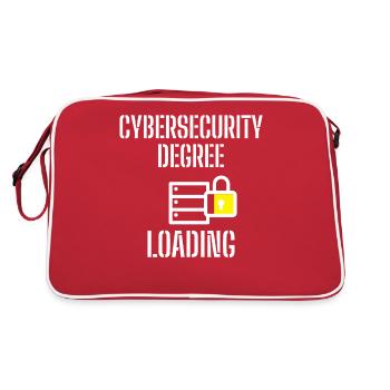 Cybersécurité - Informaticiens en sécurité des TI - Sac Retro - rouge/blanc - Dos