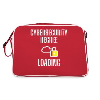 Cybersécurité - Informaticiens en sécurité des TI - Sac Retro - rouge/blanc - Dos