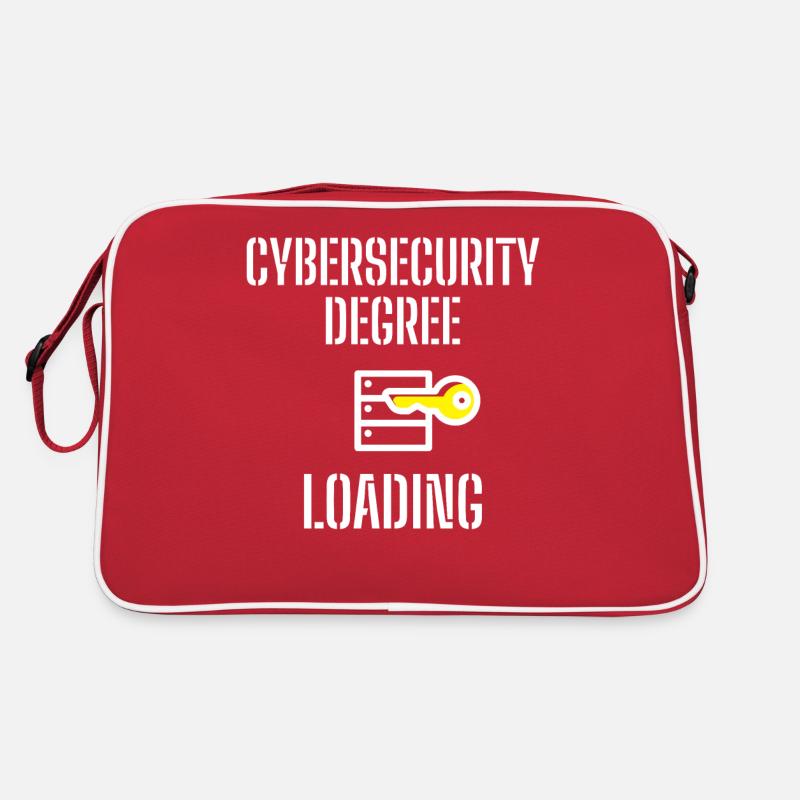Cybersecurity - IT-Sicherheit Informatiker Retro Tasche