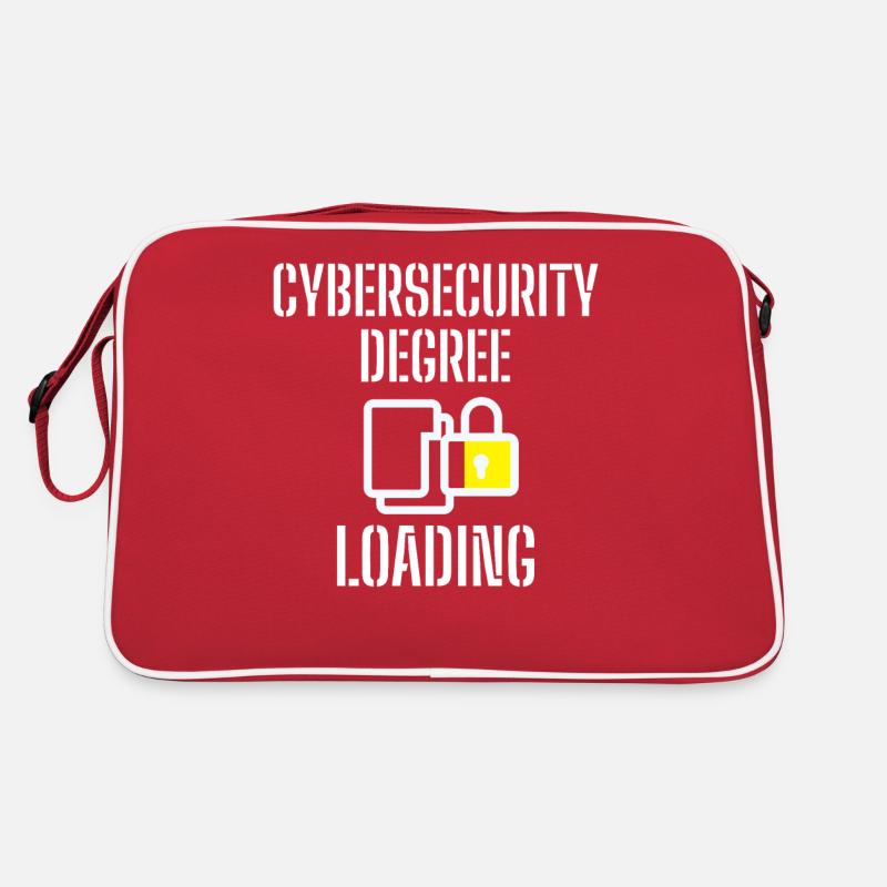 Cybersecurity - IT-Sicherheit Informatiker Retro Tasche
