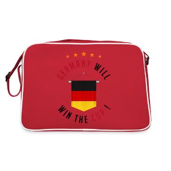 Germany Will Win The Cup ! - Sac Retro - rouge/blanc - Dos