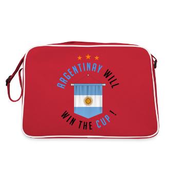 Argentina Will Win The Cup ! - Sac Retro - rouge/blanc - Dos