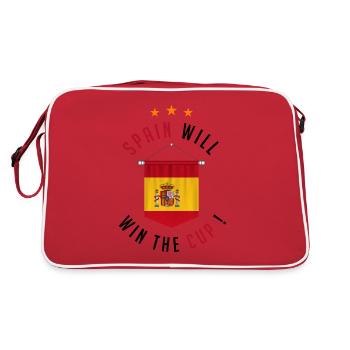 Spain Will Win The Cup ! - Sac Retro - rouge/blanc - Dos