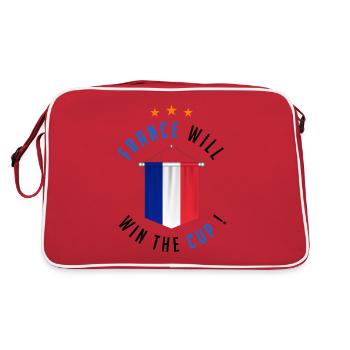 France Will Win The Cup ! - Sac Retro - rouge/blanc - Dos