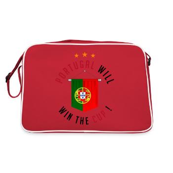 Portugal Will Win The Cup ! - Sac Retro - rouge/blanc - Dos