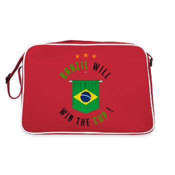Brazil Will Win The Cup ! - Sac Retro - rouge/blanc - Dos