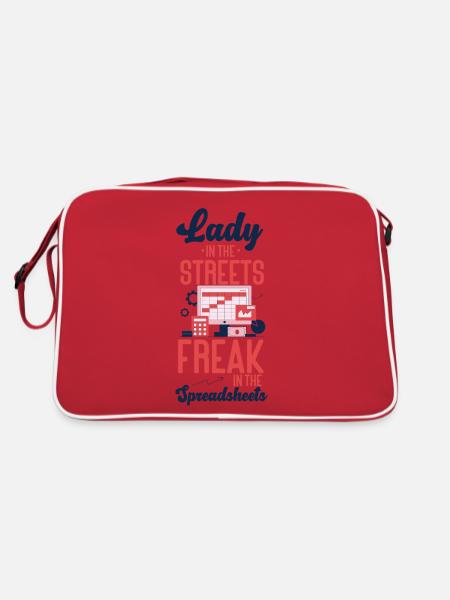 Comptable Comptable Comptable - Sac Retro - rouge/blanc - Dos