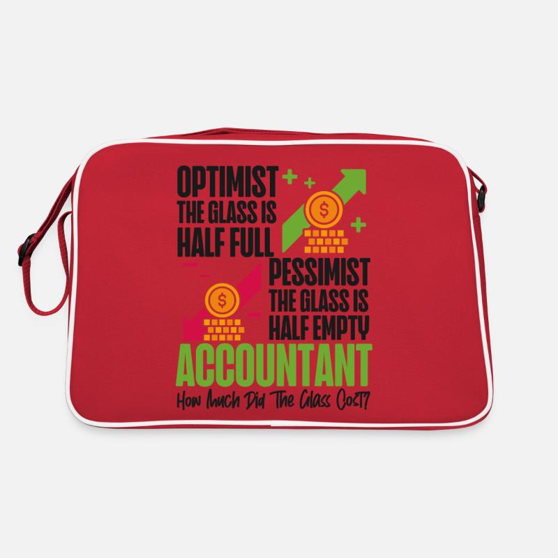 Accountant Bookkeeper Accounting Retro Bag