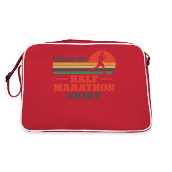 Running Runner Semi-Marathon - Sac Retro - rouge/blanc - Dos