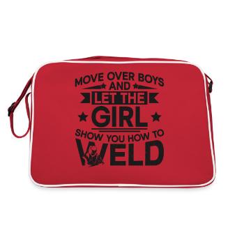 Soudeur Soudeur Soudeur Soudeur Femme Soudeur - Sac Retro - rouge/blanc - Dos