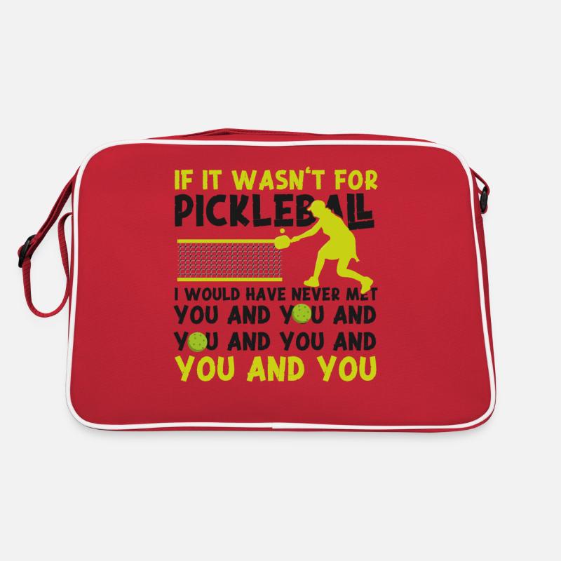 Pickleball If It Wasn't For Retro Tasche