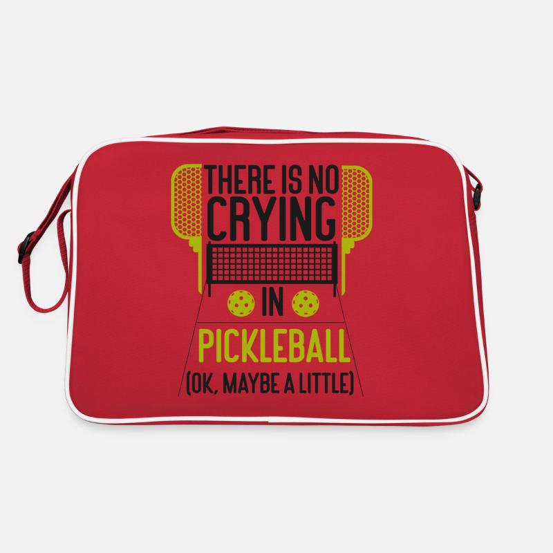 Pickleball There Is No Crying In Retro Tasche