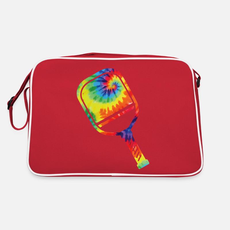 Pickleball Paddle Tie Dye Retro Retro Tasche