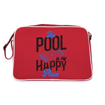 Water Polo The Pool Is My Happy - Retro Bag - red/white - Back